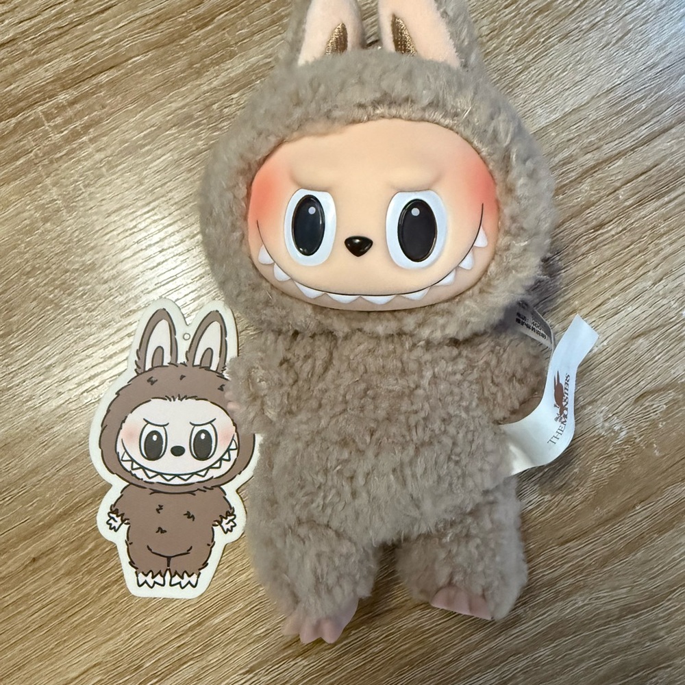 Pop Mart Labubu The Monsters Exciting Macaron *Toffee* Vinyl Plush Pendant